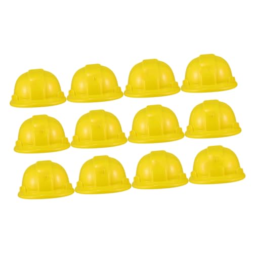 HANABASS 12Stücke Kinderhelm Gelbe Bauhüte für Kostümpartys Geburtstagsfeiern Rollenspiele Leichtes Kunststoffspielzeug für Jungen für Kreative Spielstunden HANABASS 12Stücke Kinderhelm Gelbe Bauhüte für Kostümpartys Geburtstagsfeiern Rollenspiele Leichtes Kunststoffspielzeug für Jungen für Kreative Spielstunden von HANABASS