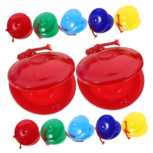 HANABASS 12Stücke Percussion Castaets aus Farbenfrohes Musikspielzeug für Kleinkinder Fördert Rhythmus und Kreativität Sicheres und Einfaches für Musikalische Frühförderung HANABASS 12Stücke Percussion Castaets aus Farbenfrohes Musikspielzeug für Kleinkinder Fördert Rhythmus und Kreativität Sicheres und Einfaches für Musikalische Frühförderung von HANABASS