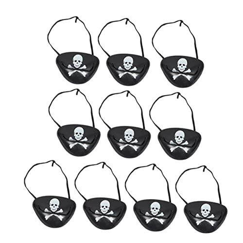 HANABASS 12Stücke Piraten Augenklappen Party Zubehör für Kindergeburtstag und Cosplay Atmungsaktive Bequeme Augenmasken mit Schädelmuster für Halloween und Mottoparty HANABASS 12Stücke Piraten Augenklappen Party Zubehör für Kindergeburtstag und Cosplay Atmungsaktive Bequeme Augenmasken mit Schädelmuster für Halloween und Mottoparty von HANABASS