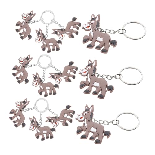HANABASS 12Stücke Schlüsselanhänger Für Niedliche Tier Charms Aus Robustem Material Mitgebsel Für Partys Dekoration Von Taschen Und Rucksäcken von HANABASS