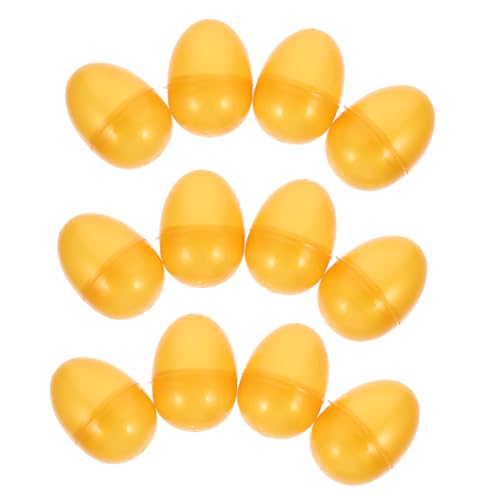 HANABASS 12Stücke Teiliges Füllbare Goldene Eier Für Kreative Geschenkverpackungen Eier Und Aufbewahrung Große Kunststoff Eier Für Partys Und Spielzeugpräsentationen HANABASS 12Stücke Teiliges Füllbare Goldene Eier Für Kreative Geschenkverpackungen Eier Und Aufbewahrung Große Kunststoff Eier Für Partys Und Spielzeugpräsentationen von HANABASS