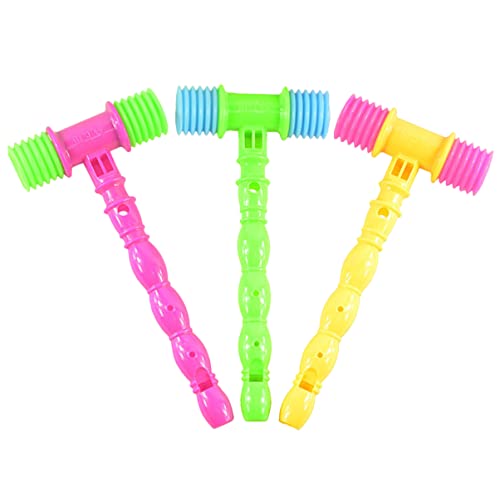 HANABASS 12Stücke Teiliges Hammer für Klopfhammer mit Geräuschen Zufällige Farben für Outdoor Spiele Hochwertiges für Junge Mädchen und Kleinkinder von HANABASS