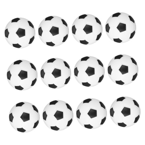 HANABASS 12Stücke Tischfußballbälle Mini Kickerbälle für Tischfußballspiele Robust Tragbar und Vielseitig Einsetzbar für Büro Zuhause oder Partygeschenk von HANABASS