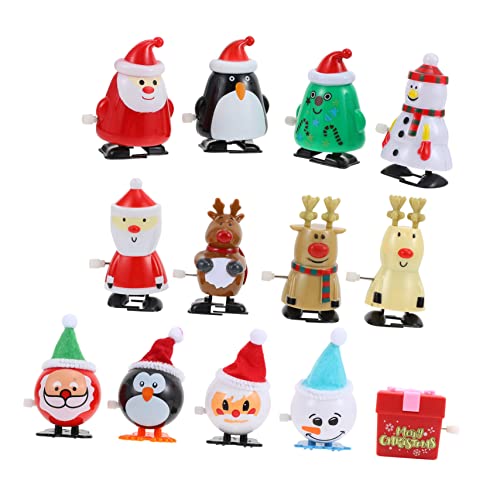 HANABASS 13 Stück Teiliges Weihnachts Aufziehspielzeug Set mit Bunten Cartoon Motiven Mini Wind Up Figuren Fördert Hand Auge Koordination und Fantasie Kindgerecht HANABASS 13 Stück Teiliges Weihnachts Aufziehspielzeug Set mit Bunten Cartoon Motiven Mini Wind Up Figuren Fördert Hand Auge Koordination und Fantasie Kindgerecht von HANABASS