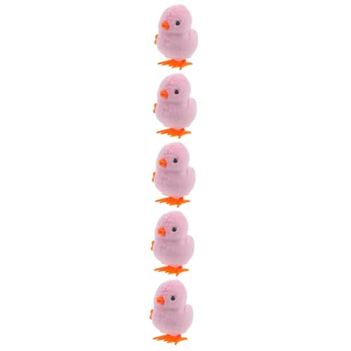 HANABASS 15 Stck. Hüpfende Aufziehspielzeuge Niedliche Tierfiguren aus Plüsch Springende Küken Wind Up Toys für Fördert Koordination und Bewegung als Party Mitgebsel und von HANABASS