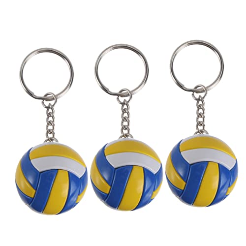 HANABASS 15 Stk Volleyball-Schlüsselanhänger Sport-Schlüsselanhänger Mutter Geburtstagsgeschenk Ornament Sportbälle Kugel Schlüsselanhänger schicker Schlüsselanhänger Geldbörse Souvenir 3d von HANABASS