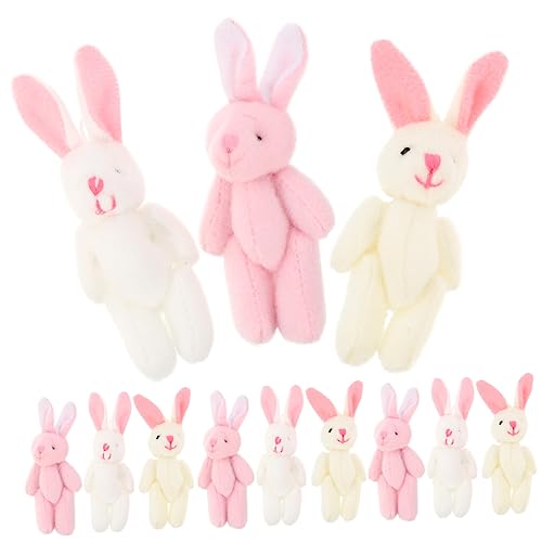 HANABASS 15 Stück Plüschtier-Anhänger Hase Mini-Kaninchenspielzeug ausgestopft Schlüssel klein Kaninchen Plüschtiere Mini -Kaninchen Häschen Zeug Spielzeugkaninchen PP Baumwolle HANABASS 15 Stück Plüschtier-Anhänger Hase Mini-Kaninchenspielzeug ausgestopft Schlüssel klein Kaninchen Plüschtiere Mini -Kaninchen Häschen Zeug Spielzeugkaninchen PP Baumwolle von HANABASS