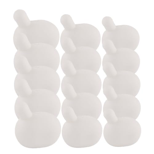 HANABASS 15 Stück Teiliges Silikon Bubble Inserts für Squeeze Toys Langlebige Weiche DIY Seifenblasen Ersatzteile Einfache Montage Geeignet für Bubble Balls Sicher und rutschfest von HANABASS