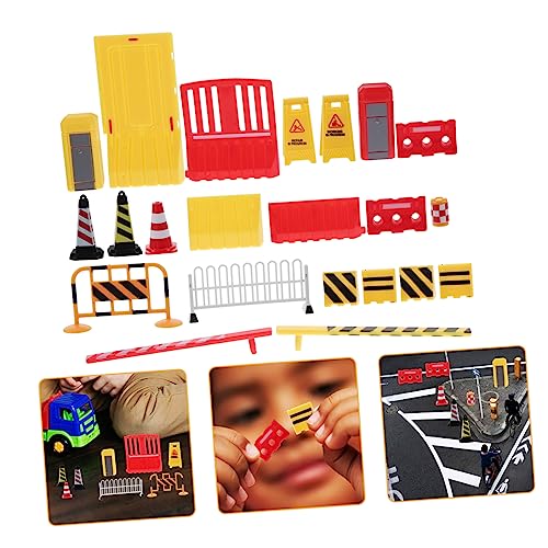 HANABASS 15 Stück Teiliges Verkehrszeichen Spielset Verkehrsschild Miniatur Simulation Lernspielzeug Straßenschild Modell mit Straßensperren für Verkehrssicherheit und Rollenspiel HANABASS 15 Stück Teiliges Verkehrszeichen Spielset Verkehrsschild Miniatur Simulation Lernspielzeug Straßenschild Modell mit Straßensperren für Verkehrssicherheit und Rollenspiel von HANABASS