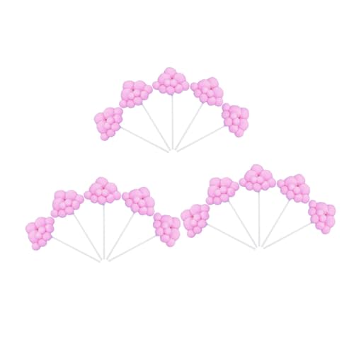 HANABASS 15 Stück Teiliges Wolkenförmiges Tortendeko aus Wiederverwendbar Sichere Cupcake Toppers für Geburtstagsfeiern Vielseitig Einsetzbar für Kuchen Eis und Desserts Romantische von HANABASS