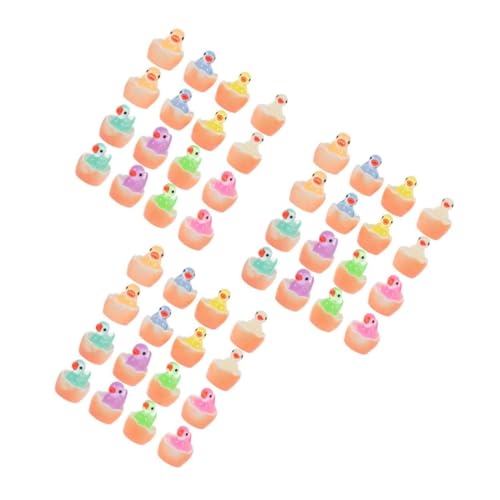 HANABASS 150 Stck. Leuchtende Mini Resin Enten Kleine Nachtaktive Tierfiguren Robustes Harz Sanftes Glow in The Dark für Puppenhäuser Micro Fairy Gardens Garten Zubehör und Festliche von HANABASS