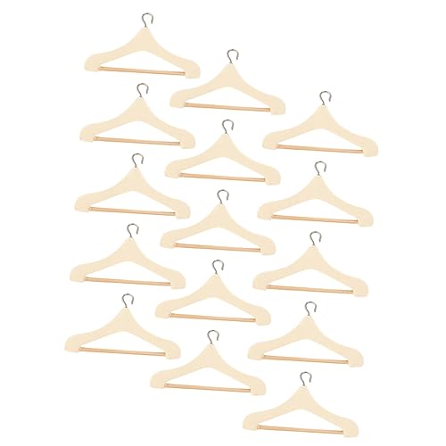 HANABASS 15Stücke Kleiderbügel für Puppen Holz Hänger für Puppenkleidung und Mini Praktische und Lösung zur Aufbewahrung HANABASS 15Stücke Kleiderbügel für Puppen Holz Hänger für Puppenkleidung und Mini Praktische und Lösung zur Aufbewahrung von HANABASS