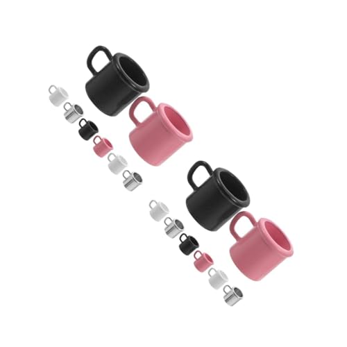HANABASS 16 Stck. Teiliges Miniatur Metallbecher Farbig Assortiert Realistische Puppenhaus Tassen Dekoration Sammlung für Kreative Wohnzimmerszene HANABASS 16 Stck. Teiliges Miniatur Metallbecher Farbig Assortiert Realistische Puppenhaus Tassen Dekoration Sammlung für Kreative Wohnzimmerszene von HANABASS