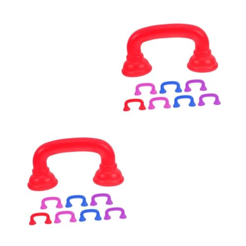 HANABASS 16 Stck. Teiliges Telefon aus Robustem Kunststoff Pädagogisches Flüstertelefon zur Sprachkorrektur und Kooperativem Spiel für Vorschulkinder Buntes Rollenspiel für Frühe Bildung von HANABASS