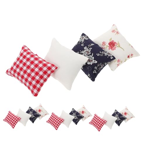 HANABASS 16 Stück Maßstab Kleine Sofa Kissen Bunte Dekokissen Für Mini Dollhouse Möbel Zubehör Kreative Bastelprojekte HANABASS 16 Stück Maßstab Kleine Sofa Kissen Bunte Dekokissen Für Mini Dollhouse Möbel Zubehör Kreative Bastelprojekte von HANABASS