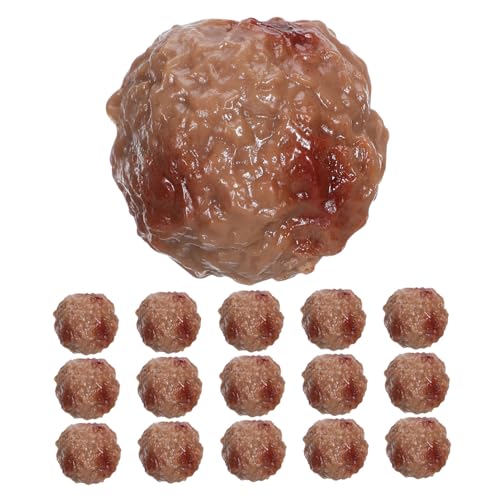 HANABASS 16 Stück Restaurant Requisiten Künstliche Lebensmitteldekoration Simulierte Lebensmittel Gefälschte Rindfleisch Fleischbällchen Künstliche Rindfleisch Fleischbällchen HANABASS 16 Stück Restaurant Requisiten Künstliche Lebensmitteldekoration Simulierte Lebensmittel Gefälschte Rindfleisch Fleischbällchen Künstliche Rindfleisch Fleischbällchen von HANABASS