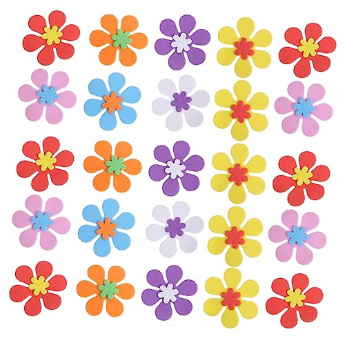 HANABASS 160 Stück Eva Blumen Aufkleber Selbstklebende Schaumstoff Sticker für Bastelmaterial für DIY Wanddekorationen Geeignet für Klassenzimmer Scrapbooking und Kreative Zufällige Farbe HANABASS 160 Stück Eva Blumen Aufkleber Selbstklebende Schaumstoff Sticker für Bastelmaterial für DIY Wanddekorationen Geeignet für Klassenzimmer Scrapbooking und Kreative Zufällige Farbe von HANABASS