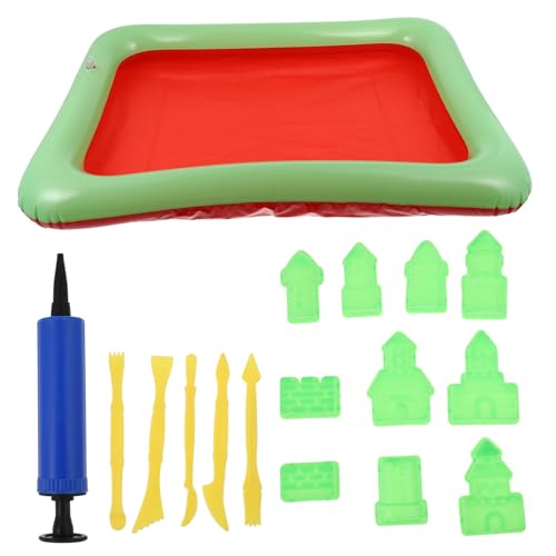 HANABASS 17Stücke Teiliges Sandspielzeug für Sandformen Aufblasbare Sandschale und Pumpen Fördert Kreativität Hand Augen Koordination und Spielspaß Am Strand HANABASS 17Stücke Teiliges Sandspielzeug für Sandformen Aufblasbare Sandschale und Pumpen Fördert Kreativität Hand Augen Koordination und Spielspaß Am Strand von HANABASS