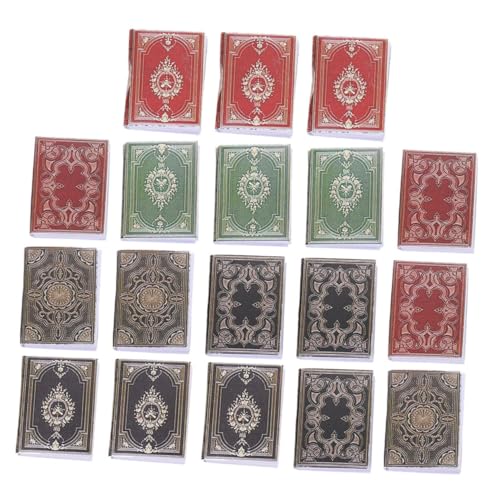 HANABASS 18 Stück Mini-Buch Zubehör für Puppenhäuser klein Miniatur-Puppenhausbuch Puppenhaus Bücher für Mädchen lesbare Miniaturbücher Mini Books Mini Miniaturenbuch Papier HANABASS 18 Stück Mini-Buch Zubehör für Puppenhäuser klein Miniatur-Puppenhausbuch Puppenhaus Bücher für Mädchen lesbare Miniaturbücher Mini Books Mini Miniaturenbuch Papier von HANABASS