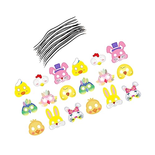HANABASS 18 Stück Teiliges Tiermasken Set Bunte Bauernhof Motive Elastisch Wiederverwendbar Geeignet für Fasching Halloween Geburtstag Ostern und Kostümpartys HANABASS 18 Stück Teiliges Tiermasken Set Bunte Bauernhof Motive Elastisch Wiederverwendbar Geeignet für Fasching Halloween Geburtstag Ostern und Kostümpartys von HANABASS