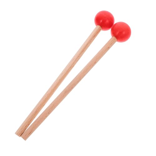 HANABASS 1Paar Zungentrommelschlägel für Marimba Xylophon Ergonomisches Design für Sicheren Halt für Schüler Musikenthusiasten Langlebig und Sicher von HANABASS