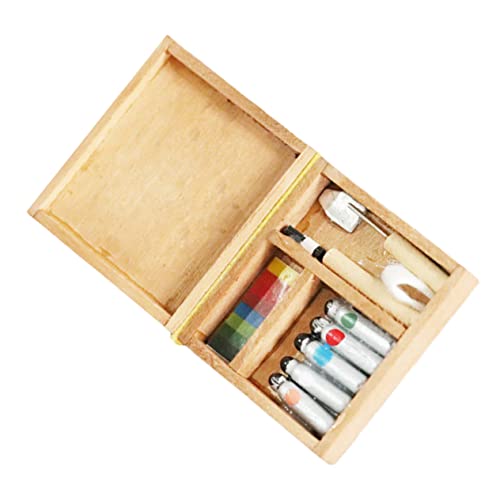 HANABASS 1Pc Box Mini Farbe Box Dekoration Mini Möbel Mini Tisch DIY Modell Holz HANABASS 1Pc Box Mini Farbe Box Dekoration Mini Möbel Mini Tisch DIY Modell Holz von HANABASS