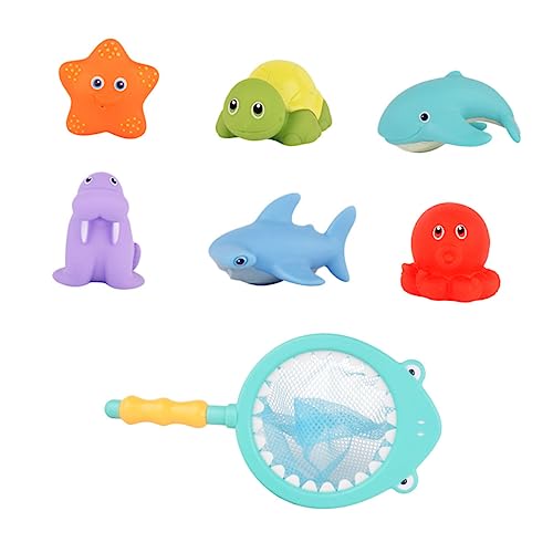 HANABASS 1Satz Badespielzeug für Wasserspielzeug mit Spritzfunktion und Weichen Gummihaien für Badewanne und Planschbecken Fördert Fingerfertigkeit und Spielspaß HANABASS 1Satz Badespielzeug für Wasserspielzeug mit Spritzfunktion und Weichen Gummihaien für Badewanne und Planschbecken Fördert Fingerfertigkeit und Spielspaß von HANABASS
