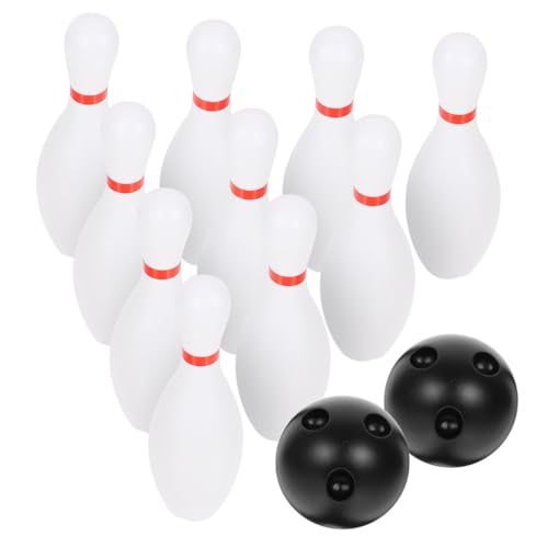 HANABASS 1Satz Bowling Set Für Drinnen Und Draußen Teiliges Spielzeugset Bewegung Koordination Und Konzentration Sicheres Und Langlebiges Kunststoffmaterial von HANABASS