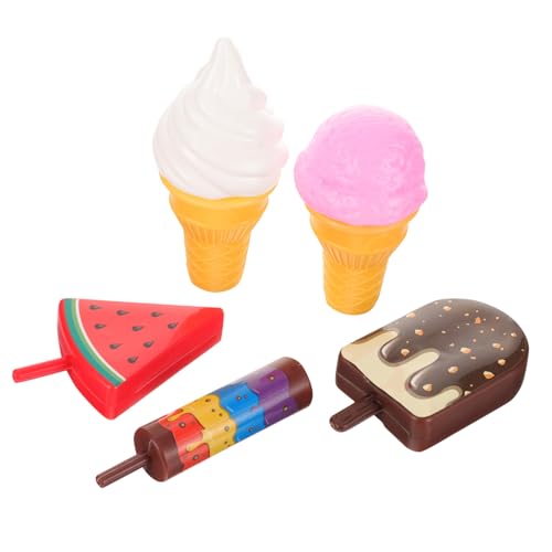 HANABASS 1Satz Eiscreme Imitation Food für Pädagogisches zur Frühen Bildung Überraschen mit Kreativem Eisspiel für Geburtstagsfeiern und Rollenspiele HANABASS 1Satz Eiscreme Imitation Food für Pädagogisches zur Frühen Bildung Überraschen mit Kreativem Eisspiel für Geburtstagsfeiern und Rollenspiele von HANABASS