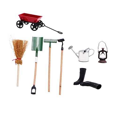 HANABASS 1Satz Gartenwerkzeug Teiliges Zubehör Für Feengärten Und Mikrolandschaften Lebensnahe Dekoration Für Miniaturhäuser Und Sammler Und HANABASS 1Satz Gartenwerkzeug Teiliges Zubehör Für Feengärten Und Mikrolandschaften Lebensnahe Dekoration Für Miniaturhäuser Und Sammler Und von HANABASS