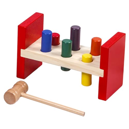 HANABASS 1Satz Holz Percussion für Kleinkinder Frühpädagogisches Klopfspielzeug mit Buntem Design Fördert Hand Augen Koordination und Farbenerkennung für Ab Monaten HANABASS 1Satz Holz Percussion für Kleinkinder Frühpädagogisches Klopfspielzeug mit Buntem Design Fördert Hand Augen Koordination und Farbenerkennung für Ab Monaten von HANABASS