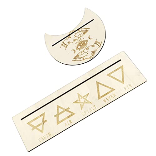 HANABASS 1Satz Holz Tarotkartenständer Handgefertigter Kartenhalter für Tarotkarten Dekorativer Display Tragbar und Leicht für Zuhause und Unterwegs aus Hochwertigem Holz HANABASS 1Satz Holz Tarotkartenständer Handgefertigter Kartenhalter für Tarotkarten Dekorativer Display Tragbar und Leicht für Zuhause und Unterwegs aus Hochwertigem Holz von HANABASS