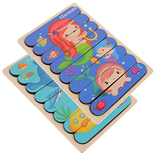 HANABASS 1Satz Holzpuzzle Lernspielzeug für Doppelseitiges Cartoon Puzzle Kognitiven Entwicklung und Hand Auge Koordination für Frühes Lernen und Kreatives Spiel HANABASS 1Satz Holzpuzzle Lernspielzeug für Doppelseitiges Cartoon Puzzle Kognitiven Entwicklung und Hand Auge Koordination für Frühes Lernen und Kreatives Spiel von HANABASS