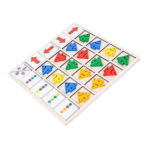 HANABASS 1Satz Intelligentes Entwicklungsspielzeug Für Pädagogisches Holzspielzeug Zur Farberkennung Und Interaktiven Eltern Junge Mädchen Fördert Geduld Und Reaktionsfähigkeit Für Jahre von HANABASS