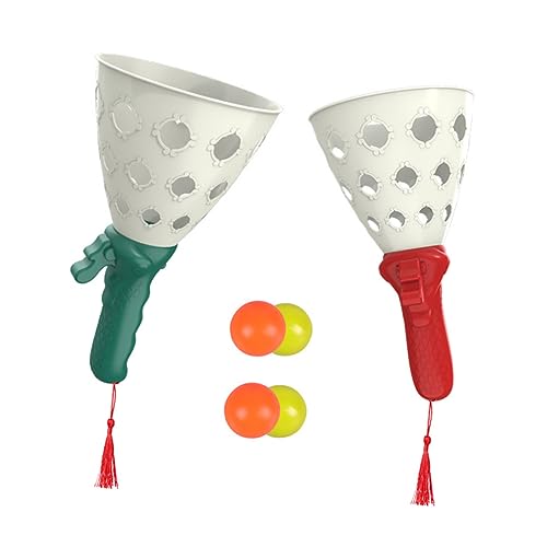 HANABASS 1Satz Interaktives Pop Catch Ballspiel für Stäbe und Bälle Outdoor für Spaß und Bewegung für Geburtstagsfeiern und Freizeitaktivitäten Langlebig und Sicher von HANABASS