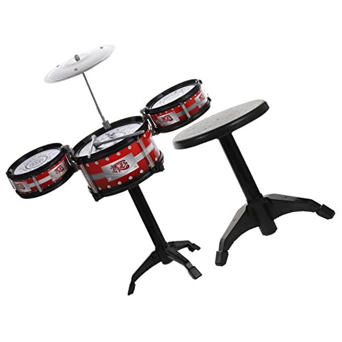 HANABASS 1Satz Junge Mädchen Trommel Set Musikalisches für Trommeln und Drumsticks Pädagogisches für Vorschulkinder Bunte Farben Sicheres Material von HANABASS