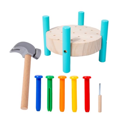 HANABASS 1Satz Klopfspielzeug für Montessori Hammerspielzeug Fördert Hand Auge Koordination und Kreatives für Jahre HANABASS 1Satz Klopfspielzeug für Montessori Hammerspielzeug Fördert Hand Auge Koordination und Kreatives für Jahre von HANABASS