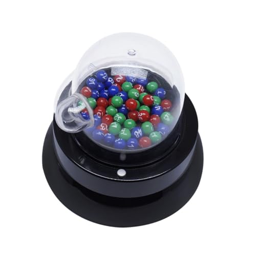 HANABASS 1Satz Mini Elektrische Lotto Kugelmaschine aus Kunststoff Glücksball Picker für und Spiele für Partys Cafés und Freizeitaktivitäten ohne Batterien mit Farblich HANABASS 1Satz Mini Elektrische Lotto Kugelmaschine aus Kunststoff Glücksball Picker für und Spiele für Partys Cafés und Freizeitaktivitäten ohne Batterien mit Farblich von HANABASS
