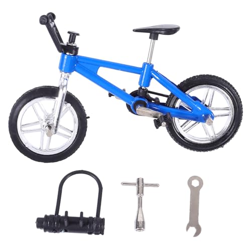 HANABASS 1Satz Mini Finger Mountainbike aus Legierung für für Geburtstage Desktop Sportspielzeug Leicht und Tragbar Sammlungen und Deko Farbenfrohes Design von HANABASS