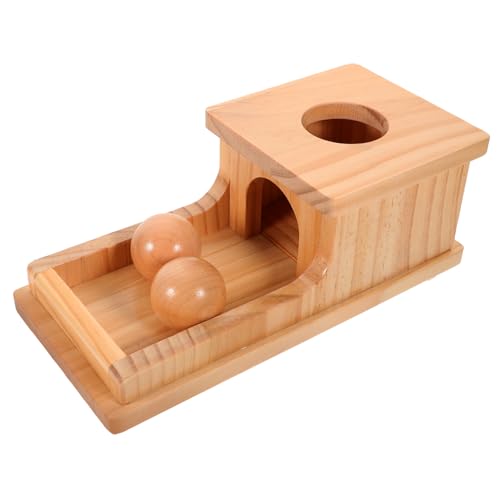 HANABASS 1Satz Montessori Objektpermanenzbox für Holzspielzeug Frühpädagogisches Ballwurfspielzeug Hand Auge Koordination und Sensorischem Training für Junge Mädchen HANABASS 1Satz Montessori Objektpermanenzbox für Holzspielzeug Frühpädagogisches Ballwurfspielzeug Hand Auge Koordination und Sensorischem Training für Junge Mädchen von HANABASS