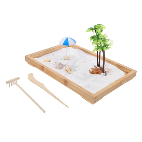 HANABASS 1Satz Ozeangarten Sandkasten Kreatives für Zen Garten Dekoration und mit Meerestieren und Buntem Sand für Entspannendes HANABASS 1Satz Ozeangarten Sandkasten Kreatives für Zen Garten Dekoration und mit Meerestieren und Buntem Sand für Entspannendes von HANABASS