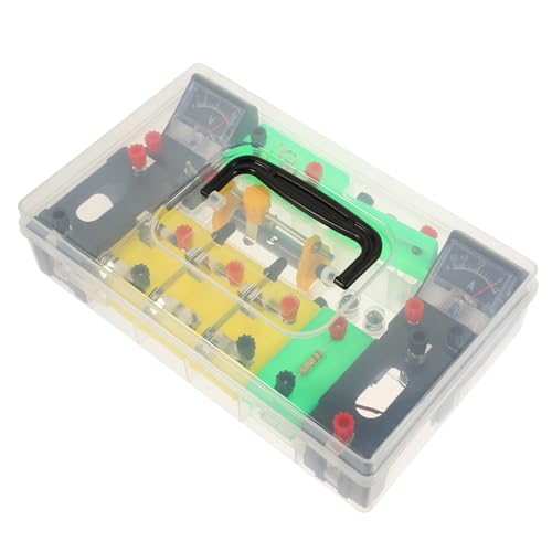 HANABASS 1Satz Physik Experimentierkasten für Elektrische Experimente Tragbare Wissenschaftliche Ausrüstung Elektrowissen und Praktischen Fähigkeiten für Schüler HANABASS 1Satz Physik Experimentierkasten für Elektrische Experimente Tragbare Wissenschaftliche Ausrüstung Elektrowissen und Praktischen Fähigkeiten für Schüler von HANABASS