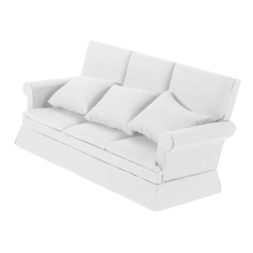HANABASS 1Satz Puppenhaus Sofa mit Kissen Dekoratives Teilige Möbelset für Puppenhaus Kleines Sofa für Wohnzimmer Robustes Puppenzubehör HANABASS 1Satz Puppenhaus Sofa mit Kissen Dekoratives Teilige Möbelset für Puppenhaus Kleines Sofa für Wohnzimmer Robustes Puppenzubehör von HANABASS
