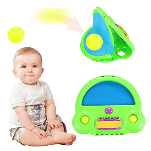 HANABASS 1Satz Spielzeugset und Bälle für Kleinkinder Outdoor Familienaktivitäten Fördert Hand Augen Koordination und Bewegungsspaß Umweltfreundliches Material Grün von HANABASS