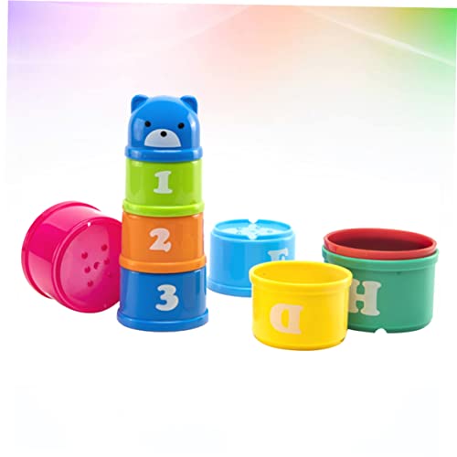 HANABASS 1Satz Stapelbecher Lernspielzeug für Kleinkinder Nistbecher Sensorisches Stapelspielzeug für Frühe Entwicklung für Badewanne und Spielgruppen HANABASS 1Satz Stapelbecher Lernspielzeug für Kleinkinder Nistbecher Sensorisches Stapelspielzeug für Frühe Entwicklung für Badewanne und Spielgruppen von HANABASS