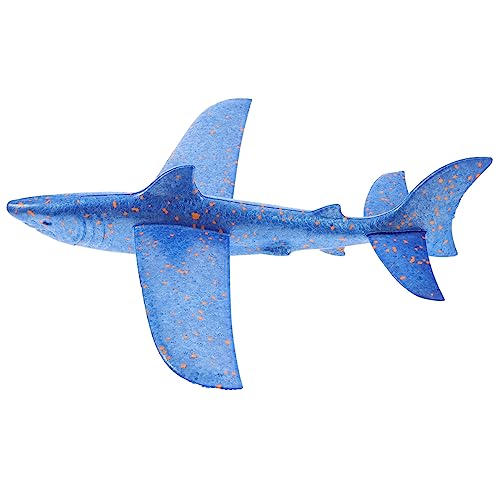 HANABASS 1Satz Wurfspielzeug Flugzeug für Shark Shape Handgefertigtes Modell Schlagfest für Outdoor Spiele und Kinderfestivals von HANABASS