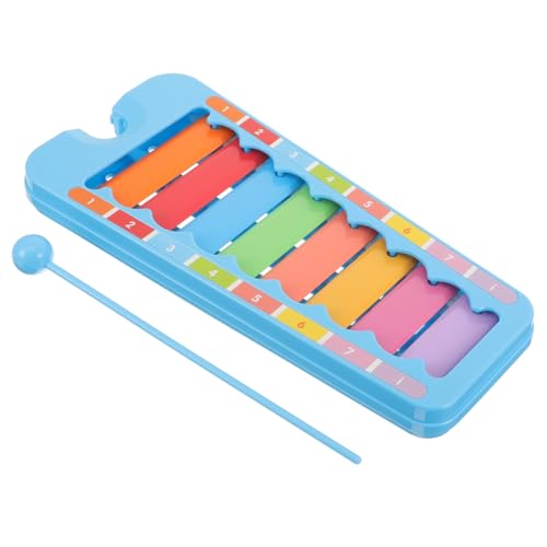 HANABASS 1Satz Xylophon mit Noten Lustiges Handgeklopftes Musikspielzeug für Kognitives Percussion Instrument Musikalischen Entwicklung und Kreativität von HANABASS