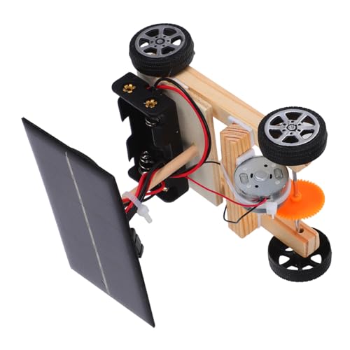 HANABASS 1Stück DIY Solar Elektroauto Bausatz Kreatives Ingenieurspielzeug für Lernspielzeug zur Praktischer Fähigkeiten Handgefertigtes Solar Elektroauto Sicheres und Langlebiges von HANABASS