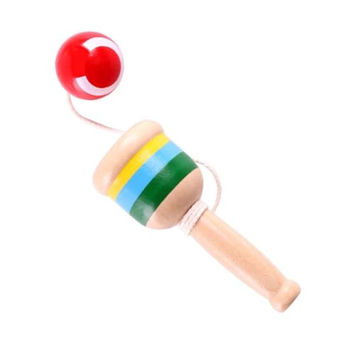 HANABASS 1Stück Kendama aus Holz für Pädagogisches Hand Augen Koordinationsspielzeug für Drinnen und Draußen Konzentration und Geschicklichkeit Fördert Fähigkeiten HANABASS 1Stück Kendama aus Holz für Pädagogisches Hand Augen Koordinationsspielzeug für Drinnen und Draußen Konzentration und Geschicklichkeit Fördert Fähigkeiten von HANABASS