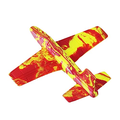 HANABASS 1Stück Kreatives Flugzeugspielzeug Bunte Flugzeugmodelle für Drinnen und Draußen Pädagogisches Handwerfer Stressabbauendes Kinderspielzeug Zufällige Farben von HANABASS